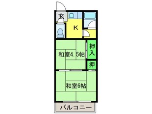 太陽マンションの物件間取画像